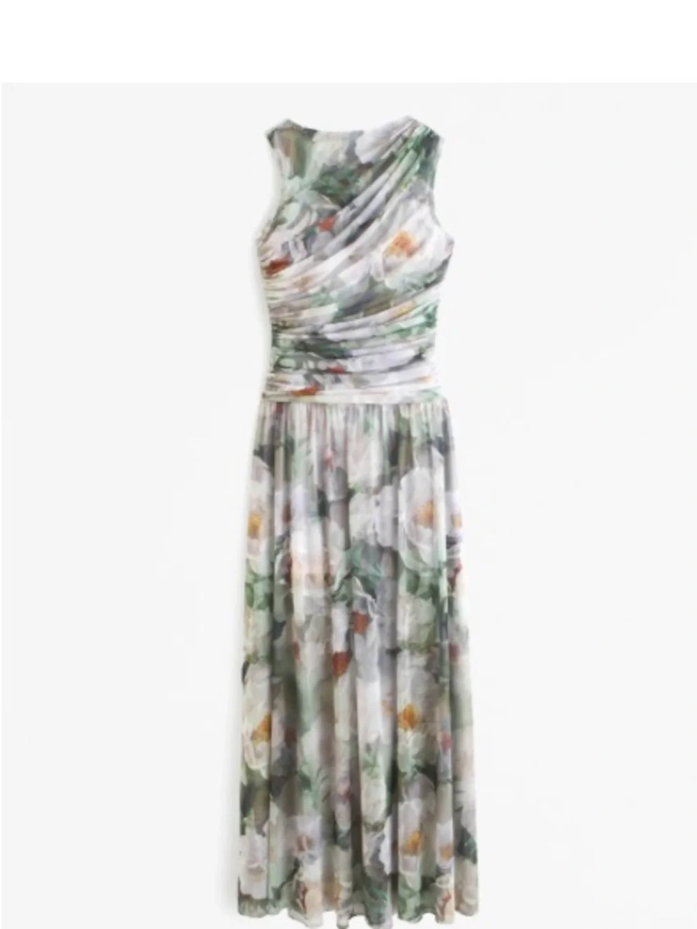 Abercrombie and Fitch floral mesh maxi dress size large